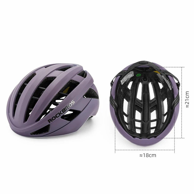 ROCKBROS LK-11 Anquetil Cycling Helmet Head Protection PC+EPS Shock-Absorbed Helmet (CE) ROCKBROS LK-11 Anquetil Cycling Helmet Head Protection PC+EPS Shock-Absorbed Helmet (CE)